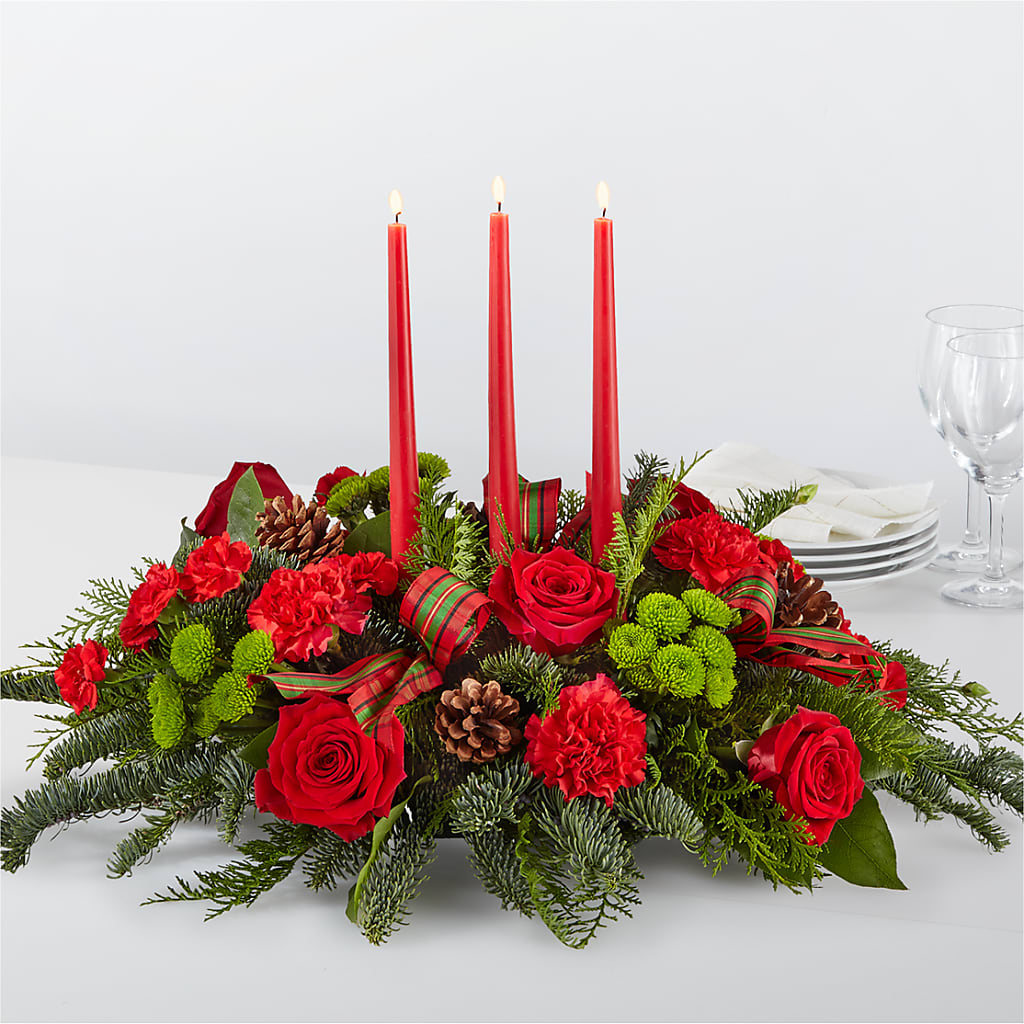 By the Candlelight Centerpiece – MC MAHON'S HOUSE OF FLOWERS INC, Kingston ON