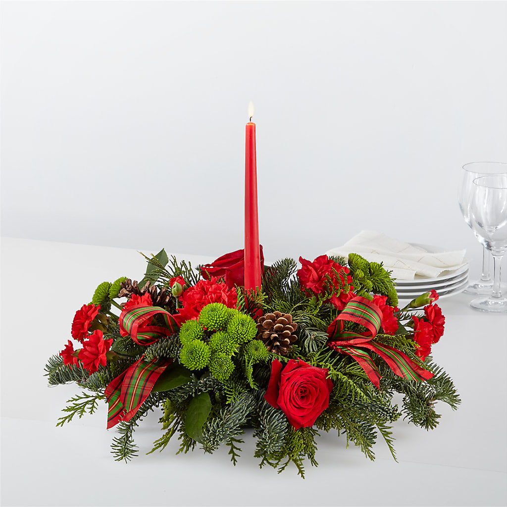 By the Candlelight Centerpiece – MC MAHON'S HOUSE OF FLOWERS INC, Kingston ON