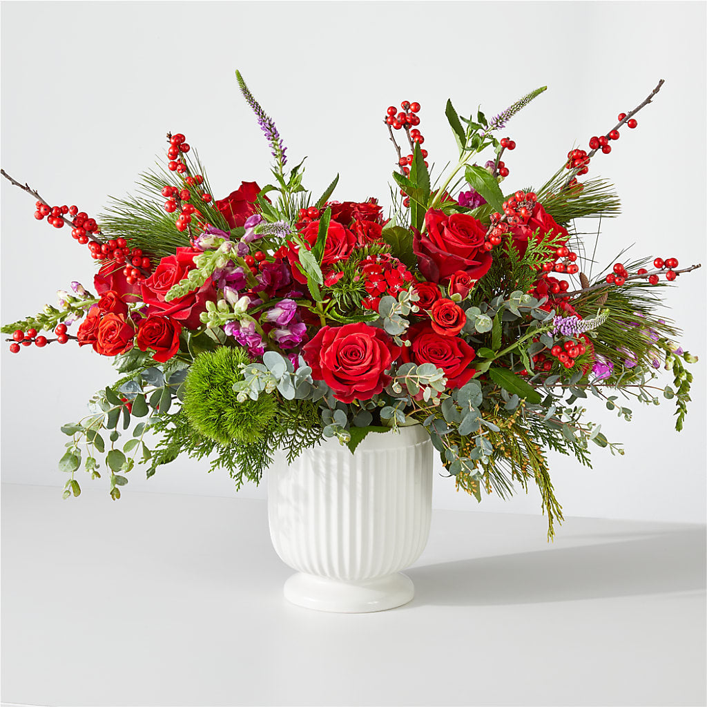 Big Red Bow Bouquet – MC MAHON'S HOUSE OF FLOWERS INC, Kingston ON
