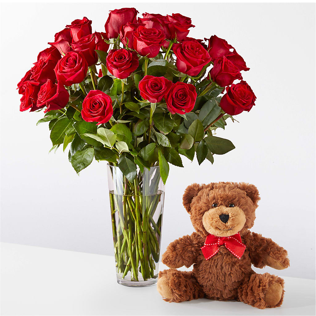 Romantic Long Stem Red Rose Bouquet Bundles – MC MAHON'S HOUSE OF FLOWERS INC, Kingston ON