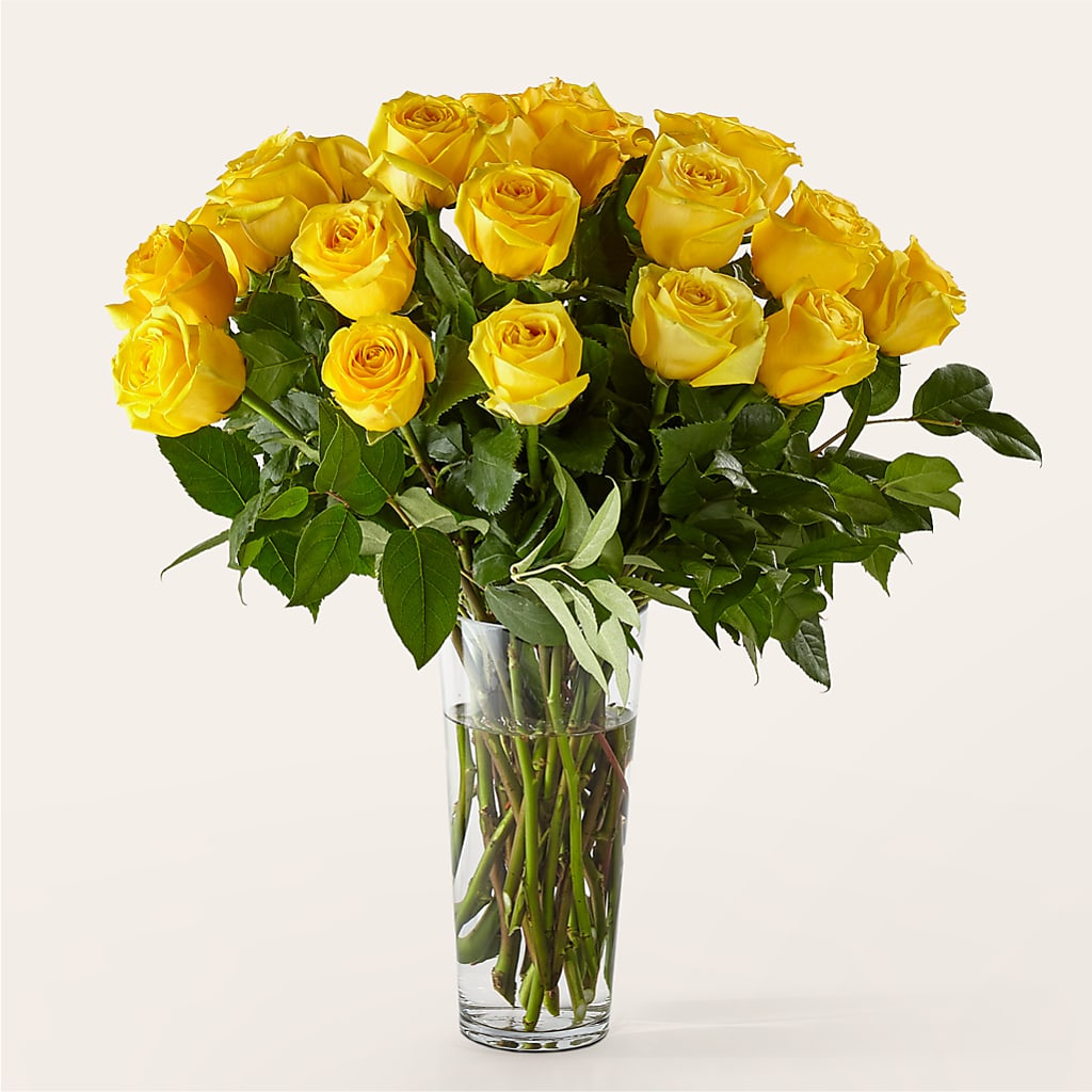 Long Stem Yellow Rose Bouquet – MC MAHON'S HOUSE OF FLOWERS INC, Kingston ON