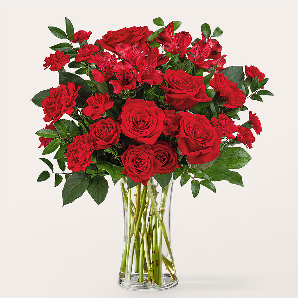 Brilliant Ruby Bouquet – MC MAHON'S HOUSE OF FLOWERS INC, Kingston ON