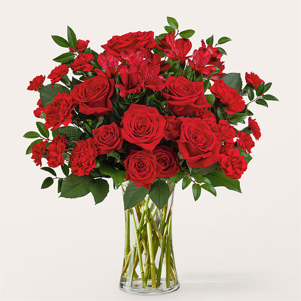 Brilliant Ruby Bouquet – MC MAHON'S HOUSE OF FLOWERS INC, Kingston ON