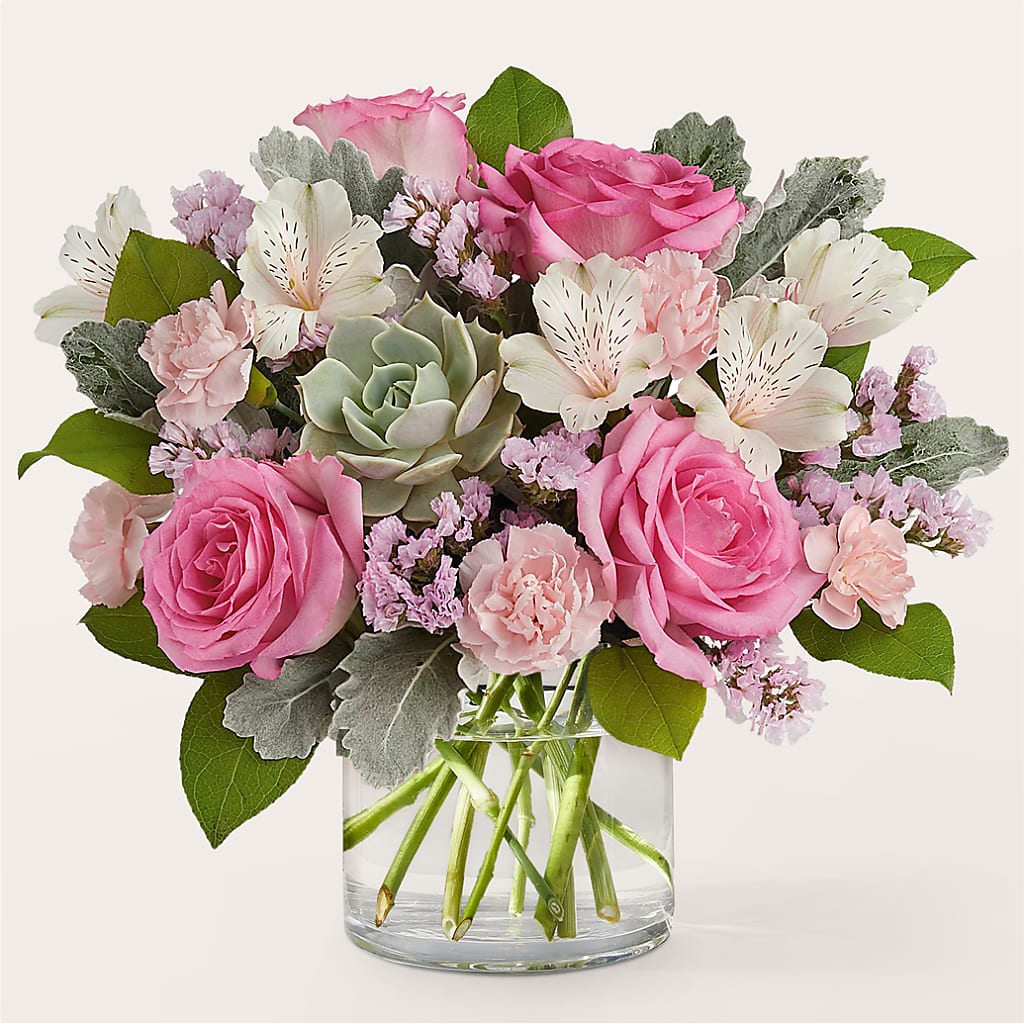 Dusty Rose Bouquet – MC MAHON'S HOUSE OF FLOWERS INC, Kingston ON