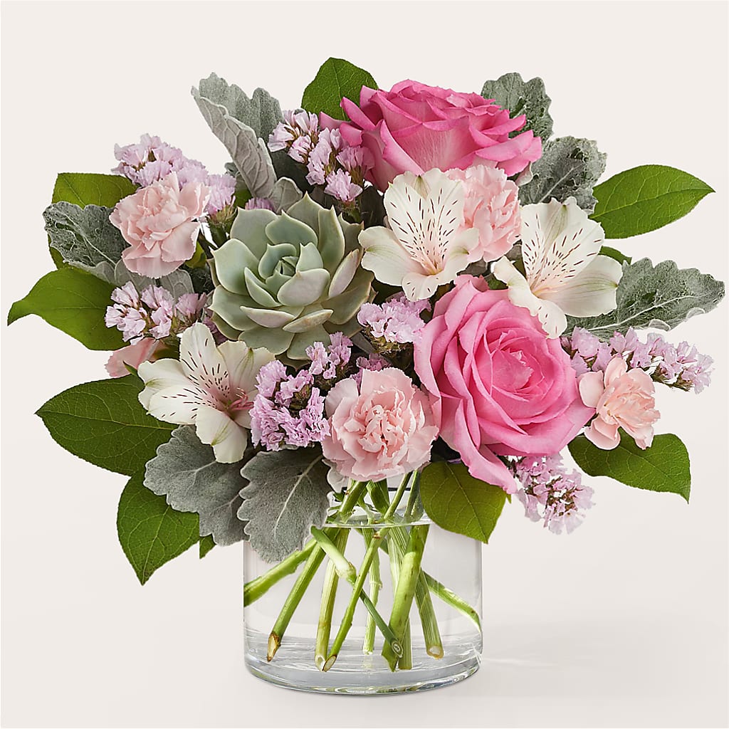 Dusty Rose Bouquet – MC MAHON'S HOUSE OF FLOWERS INC, Kingston ON
