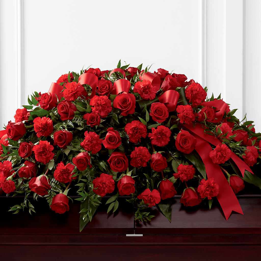 Tribute of Life Casket Spray – MC MAHON'S HOUSE OF FLOWERS INC, Kingston ON