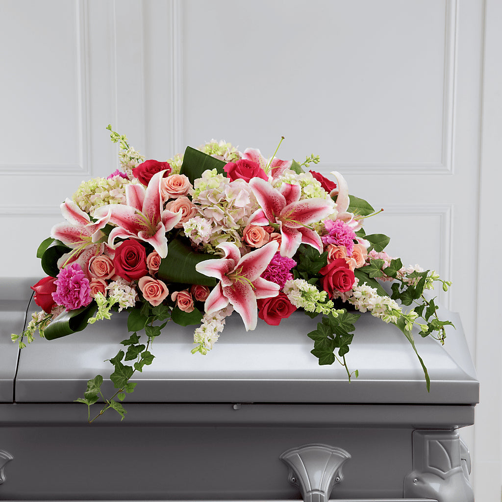 Splendid Grace Casket Spray – MC MAHON'S HOUSE OF FLOWERS INC, Kingston ON