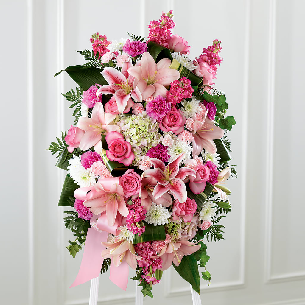 Comforting Standing Spray – MC MAHON'S HOUSE OF FLOWERS INC, Kingston ON