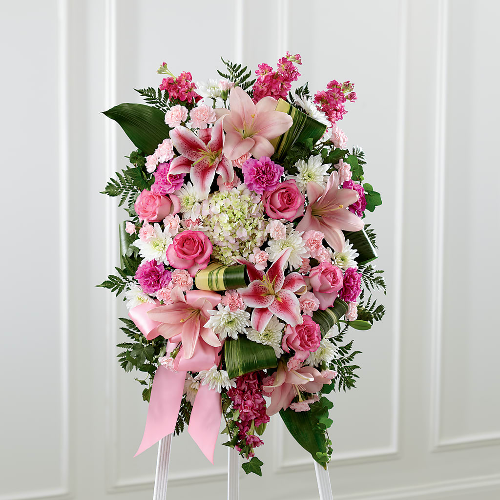 Comforting Standing Spray – MC MAHON'S HOUSE OF FLOWERS INC, Kingston ON