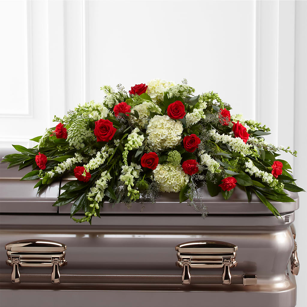 Sincerity Casket Spray – MC MAHON'S HOUSE OF FLOWERS INC, Kingston ON