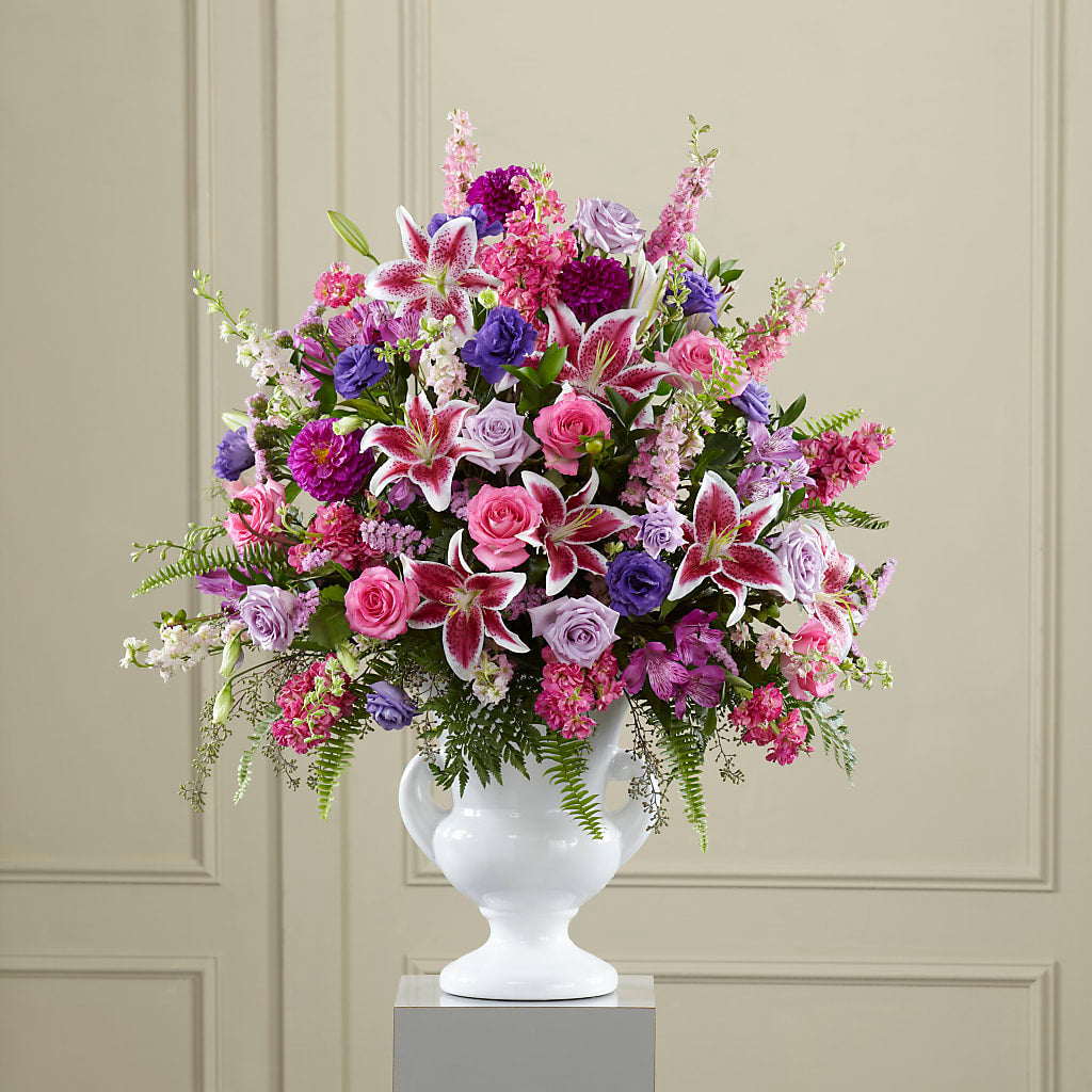 Peaceful Tribute Arrangement – MC MAHON'S HOUSE OF FLOWERS INC, Kingston ON