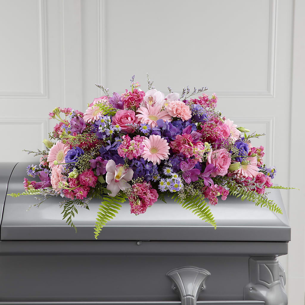 Glorious Garden Casket Spray – MC MAHON'S HOUSE OF FLOWERS INC, Kingston ON