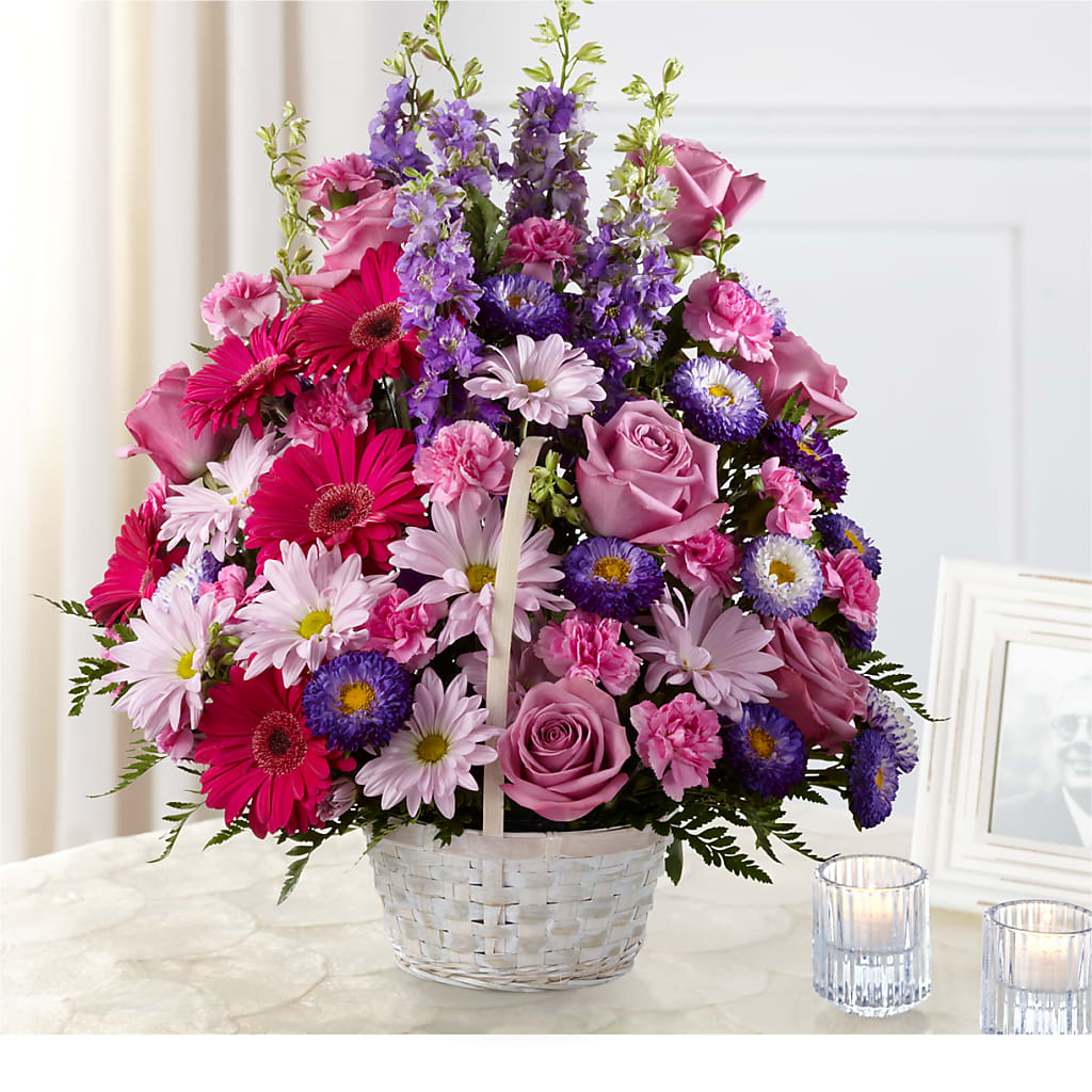 Pastel Peace Basket – MC MAHON'S HOUSE OF FLOWERS INC, Kingston ON