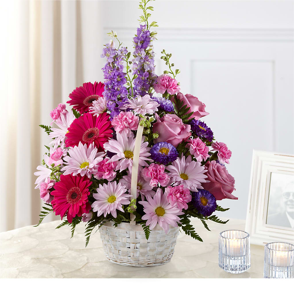 Pastel Peace Basket – MC MAHON'S HOUSE OF FLOWERS INC, Kingston ON