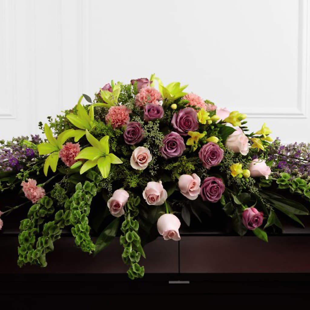 Forever Beloved Casket Spray – MC MAHON'S HOUSE OF FLOWERS INC, Kingston ON