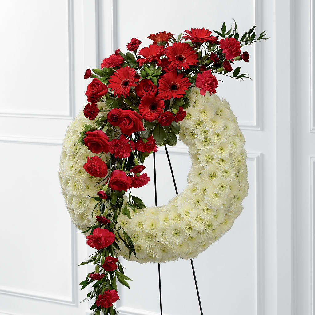 Graceful Tribute Wreath – MC MAHON'S HOUSE OF FLOWERS INC, Kingston ON