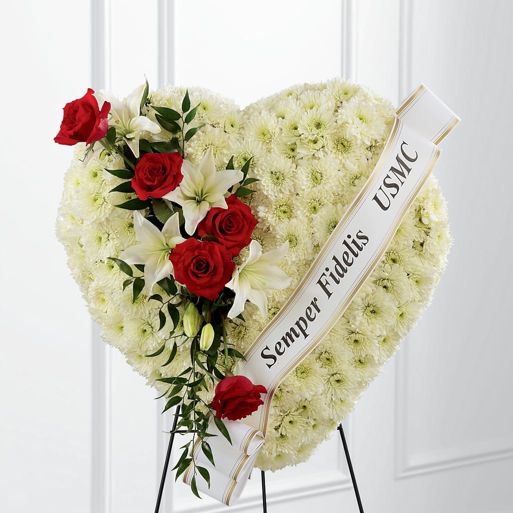 Heartfelt Hero Standing Heart – MC MAHON'S HOUSE OF FLOWERS INC, Kingston ON