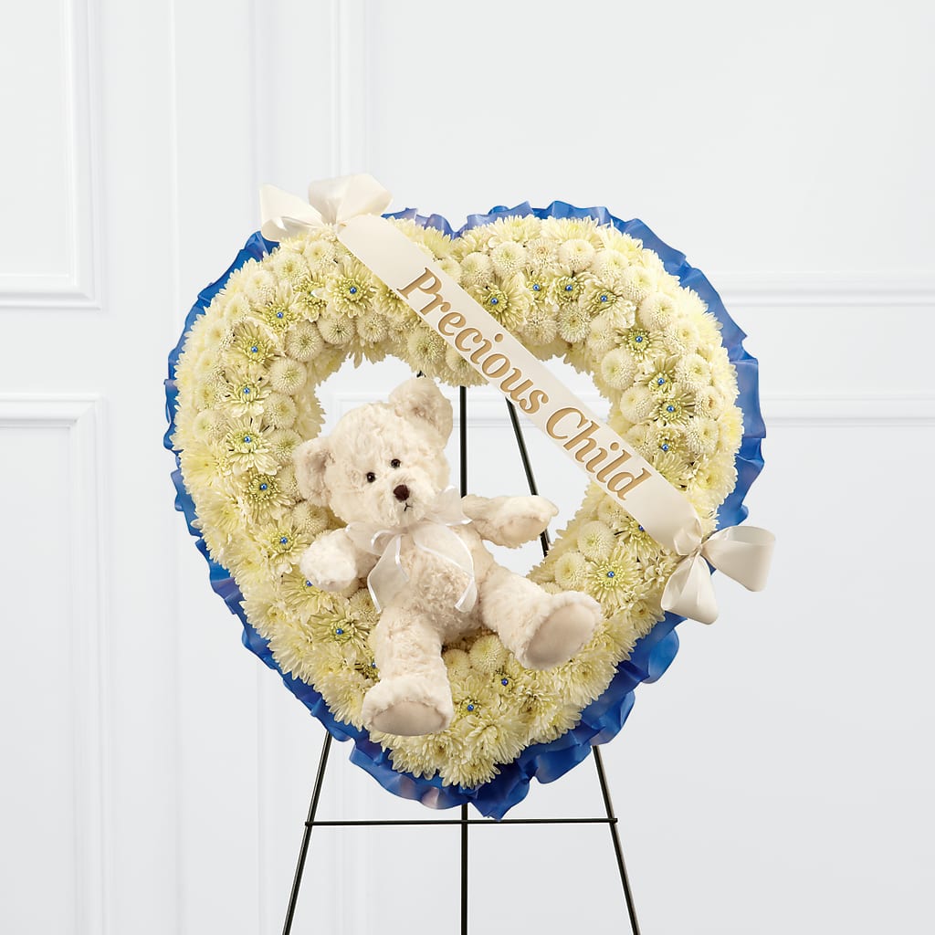 Precious Child Standing Heart – MC MAHON'S HOUSE OF FLOWERS INC, Kingston ON