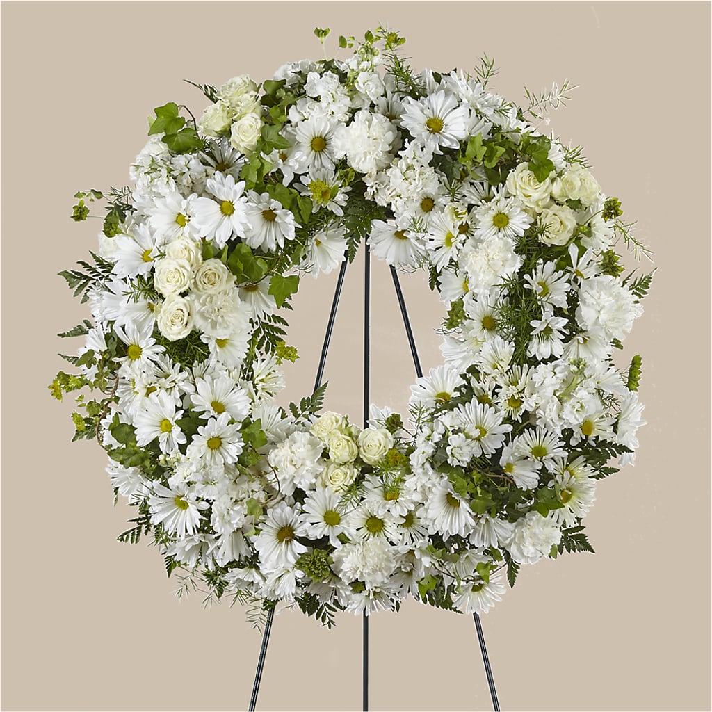 Faithful Wishes Wreath – MC MAHON'S HOUSE OF FLOWERS INC, Kingston ON
