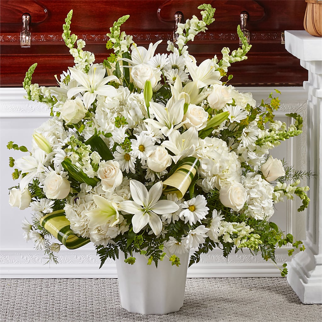 Thoughts of Tranquility Floor Basket – MC MAHON'S HOUSE OF FLOWERS INC, Kingston ON