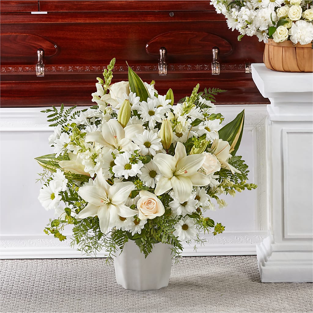 Thoughts of Tranquility Floor Basket – MC MAHON'S HOUSE OF FLOWERS INC, Kingston ON