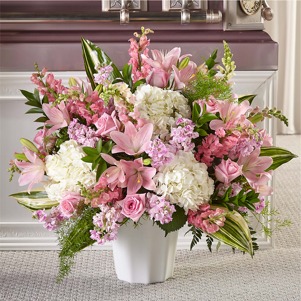 Simply Serene Floor Basket – MC MAHON'S HOUSE OF FLOWERS INC, Kingston ON