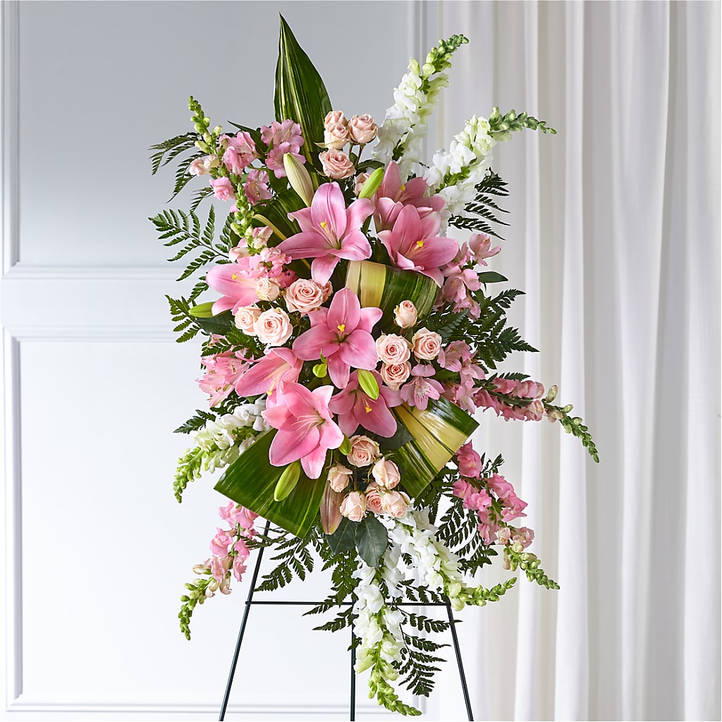 Elegant Embrace Standing Spray – MC MAHON'S HOUSE OF FLOWERS INC, Kingston ON