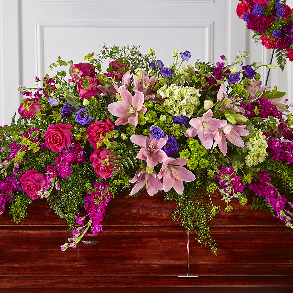 Radiant Tribute Casket Spray – MC MAHON'S HOUSE OF FLOWERS INC, Kingston ON