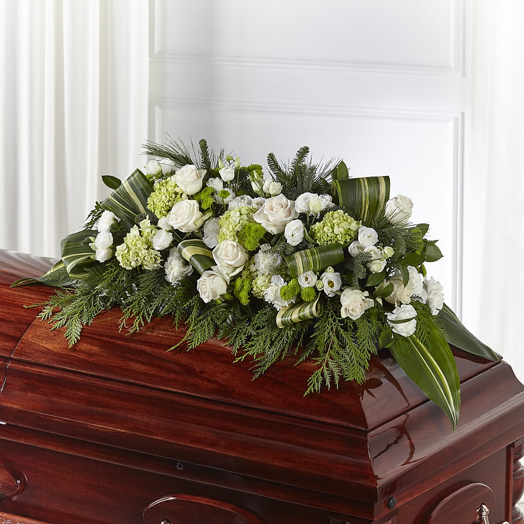 Hopeful Gesture Casket Spray – MC MAHON'S HOUSE OF FLOWERS INC, Kingston ON