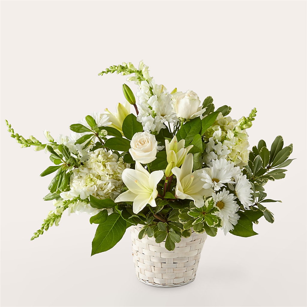 Ivory Elegance Floral Basket – MC MAHON'S HOUSE OF FLOWERS INC, Kingston ON