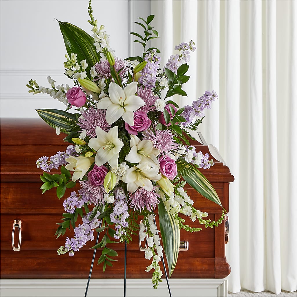 Grateful Hearts Standing Spray – MC MAHON'S HOUSE OF FLOWERS INC, Kingston ON
