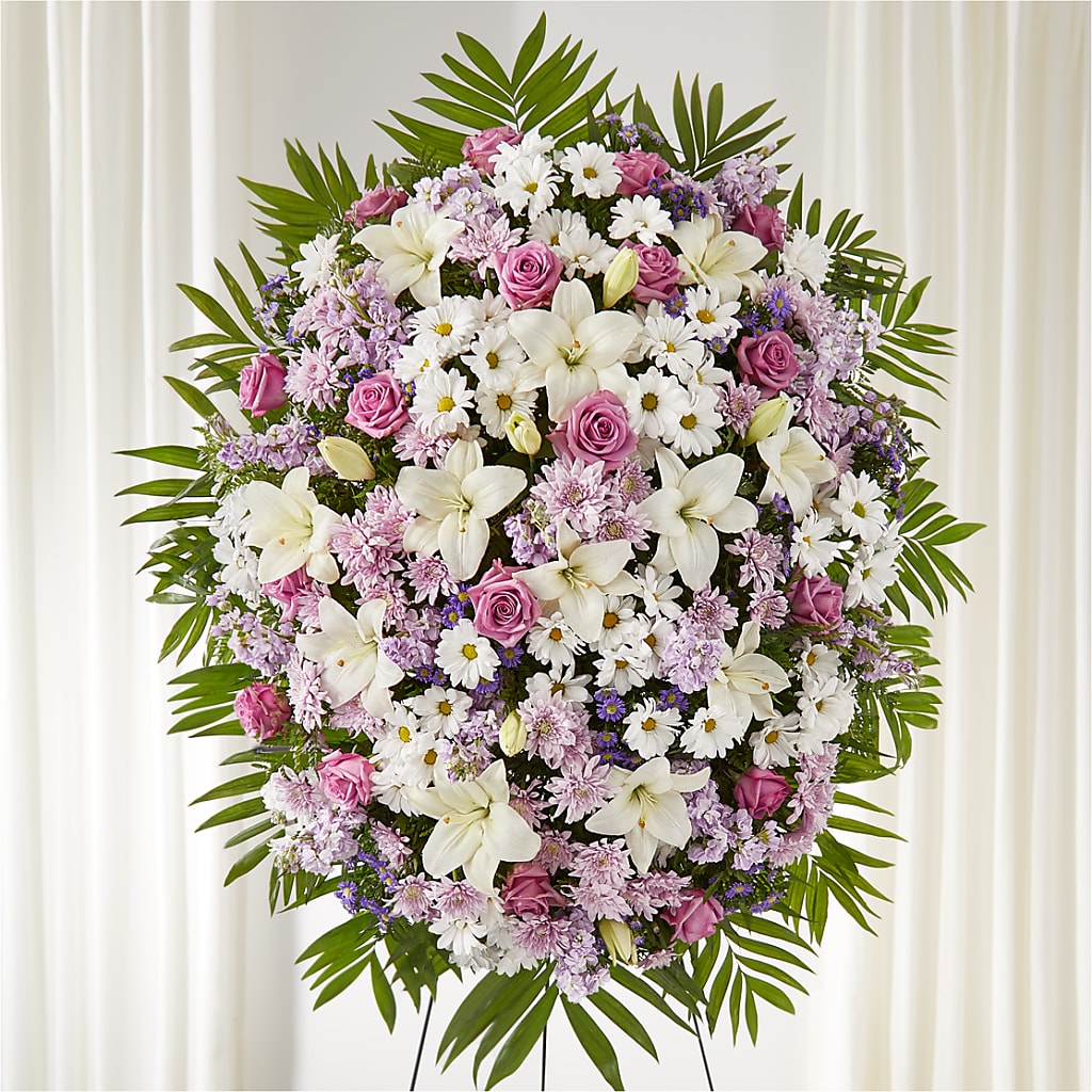 Surrounded by Love Standing Spray – MC MAHON'S HOUSE OF FLOWERS INC, Kingston ON