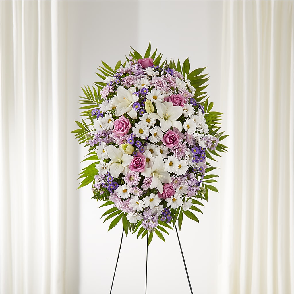 Surrounded by Love Standing Spray – MC MAHON'S HOUSE OF FLOWERS INC, Kingston ON