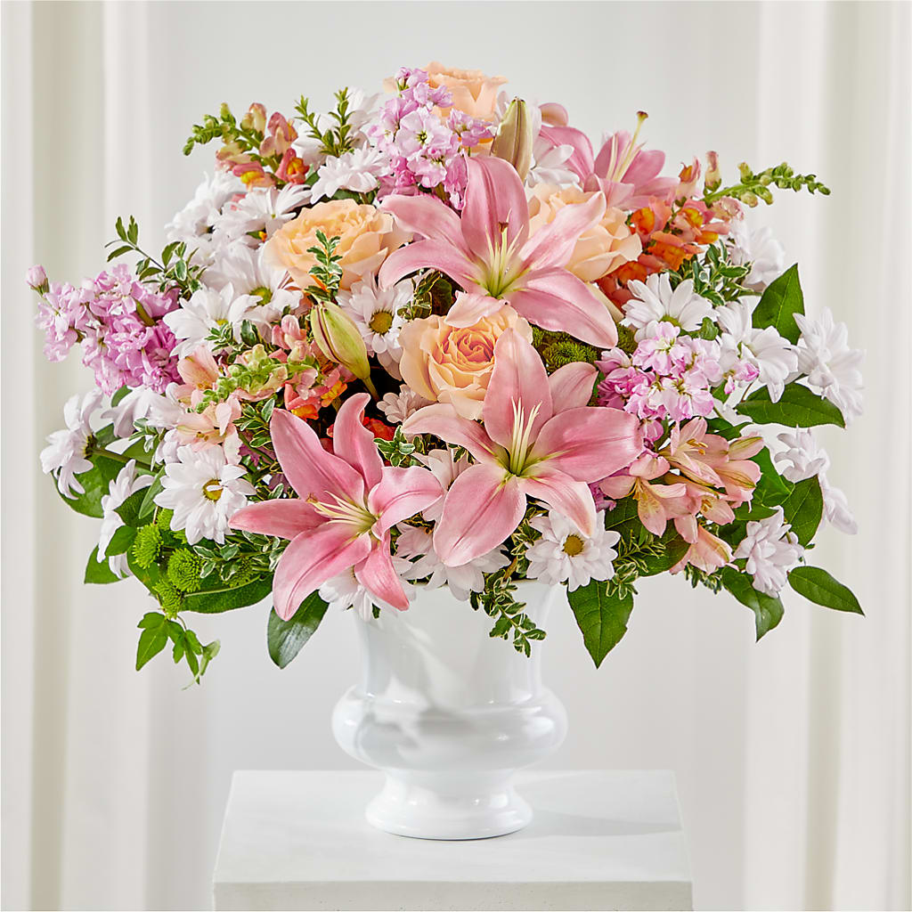 Heartfelt Gesture Urn Arrangement – MC MAHON'S HOUSE OF FLOWERS INC, Kingston ON