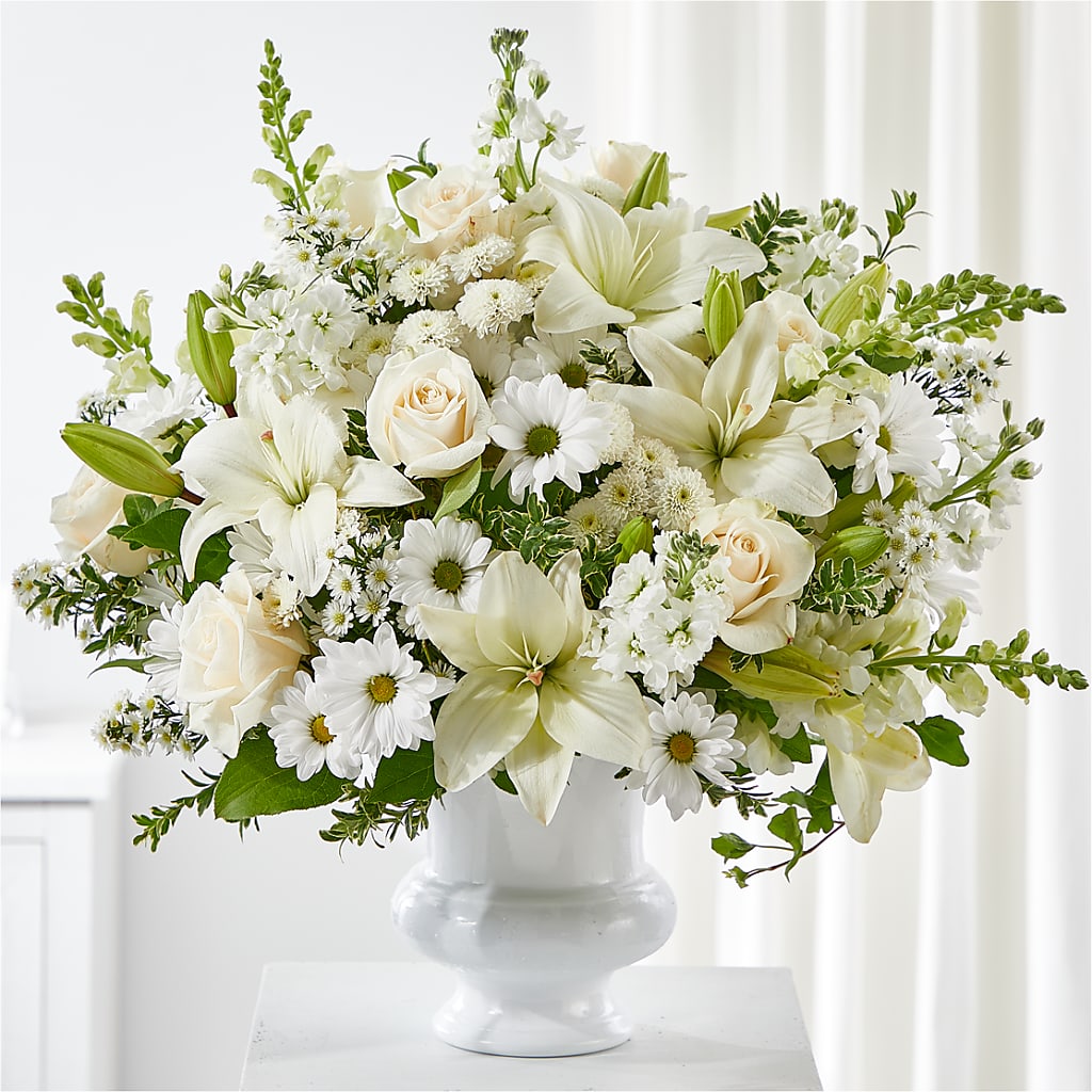 Uplifting Urn Arrangement – MC MAHON'S HOUSE OF FLOWERS INC, Kingston ON