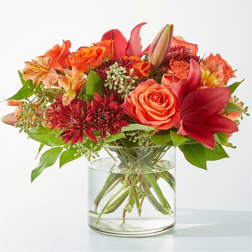 Crimson Leaves Bouquet – MC MAHON'S HOUSE OF FLOWERS INC, Kingston ON