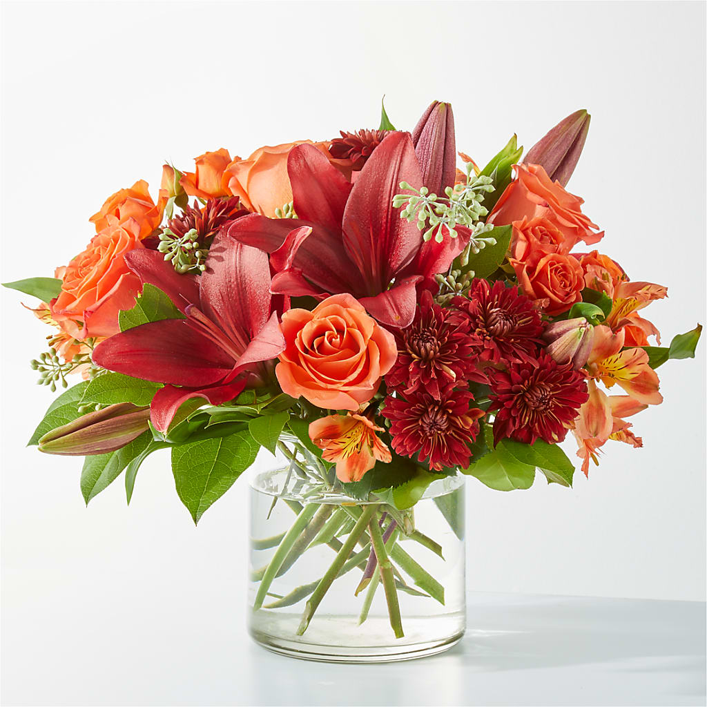 Crimson Leaves Bouquet – MC MAHON'S HOUSE OF FLOWERS INC, Kingston ON