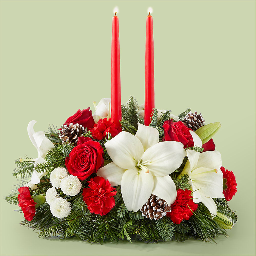 Seasonal Festivities Centerpiece – MC MAHON'S HOUSE OF FLOWERS INC, Kingston ON