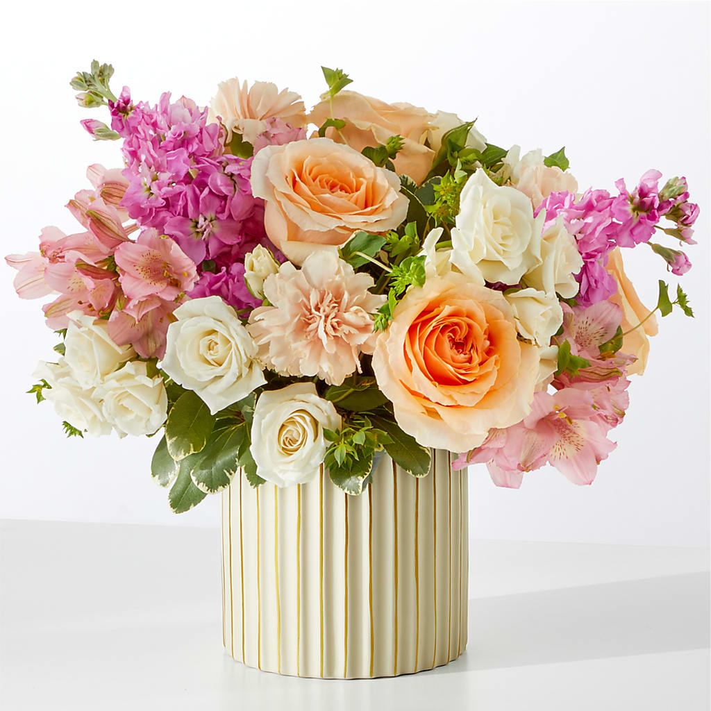Paradise Bouquet with Ivory Vase – MC MAHON'S HOUSE OF FLOWERS INC, Kingston ON