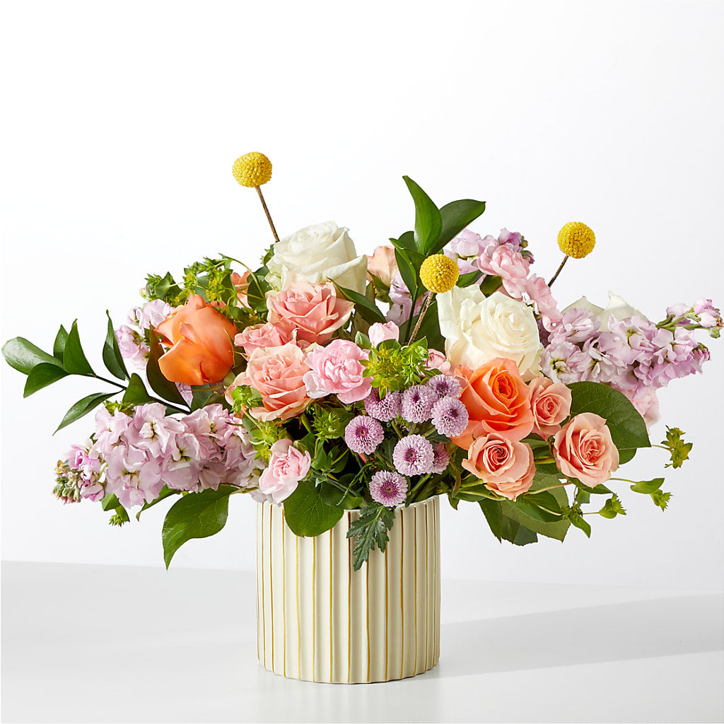 French Market Bouquet with Ivory Vase – MC MAHON'S HOUSE OF FLOWERS INC, Kingston ON