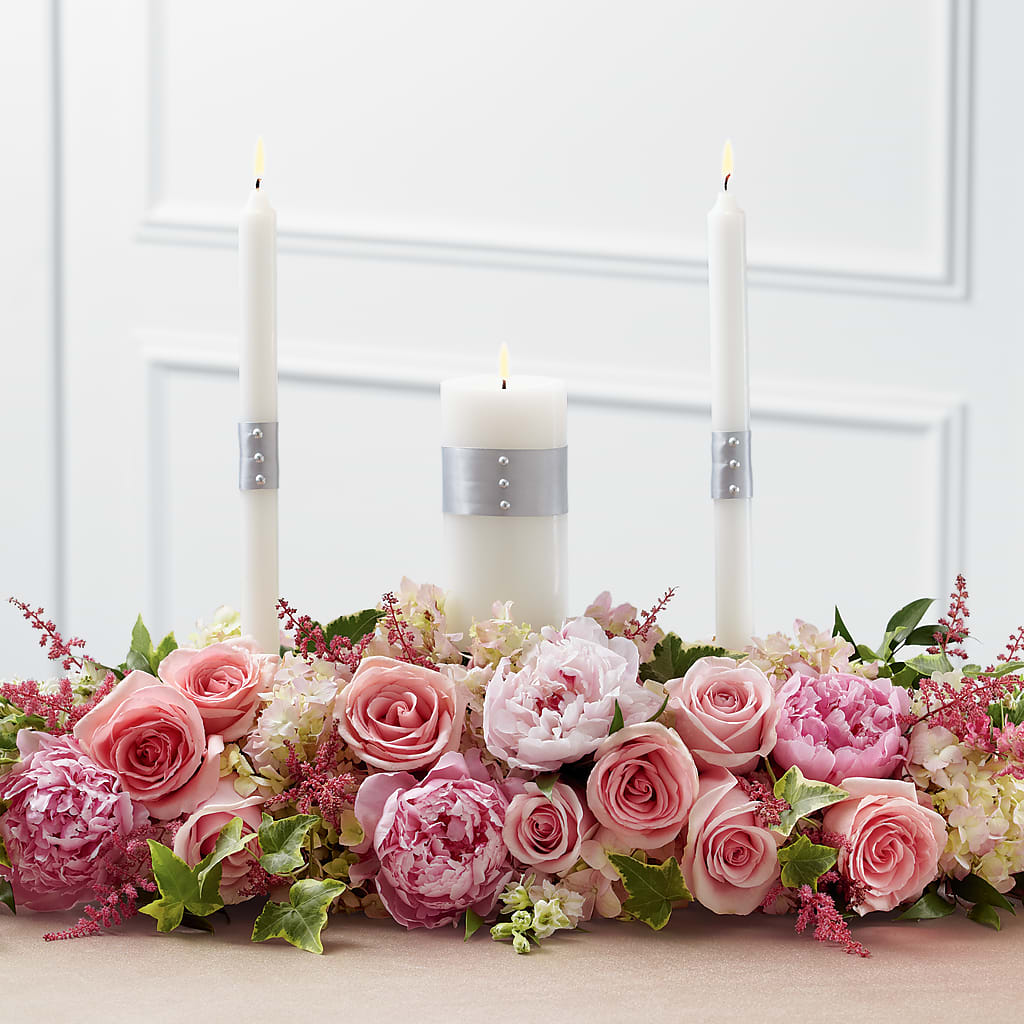 Worldwide Romance Unity Candle Arrangement – MC MAHON'S HOUSE OF FLOWERS INC, Kingston ON