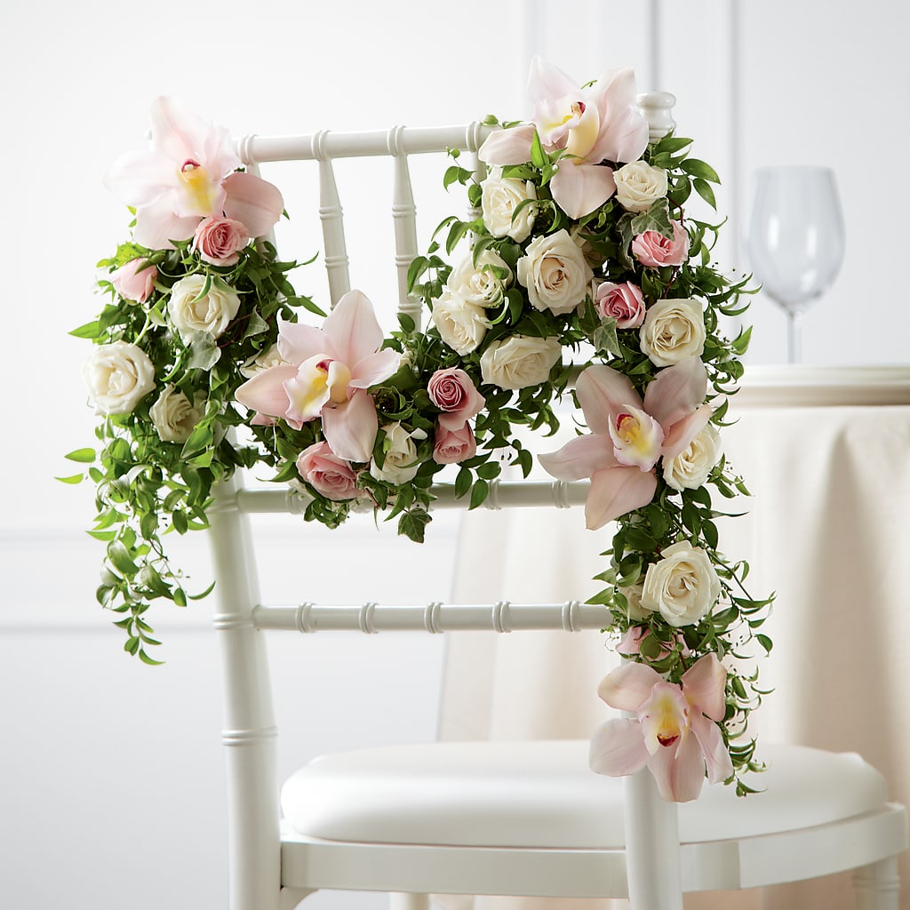 Orchid Rose Chair Décor – MC MAHON'S HOUSE OF FLOWERS INC, Kingston ON