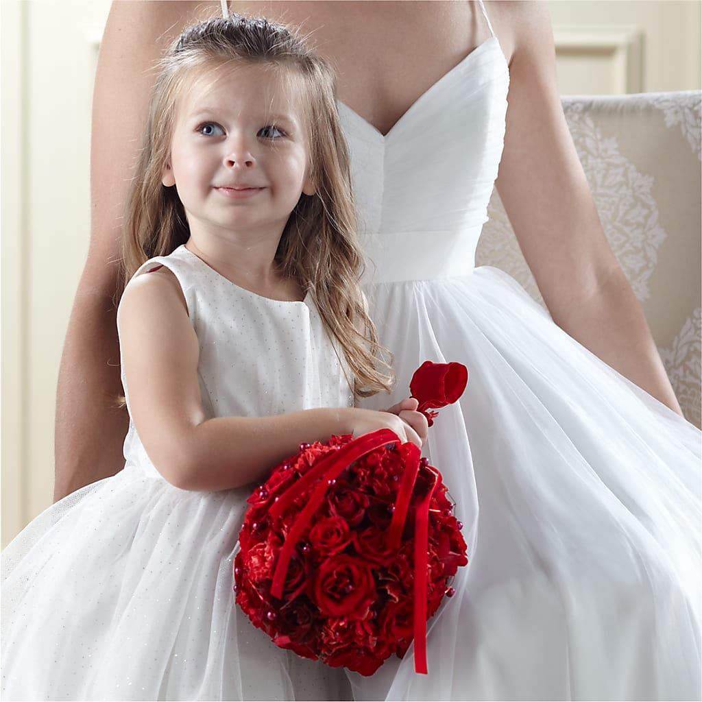 Pure at Heart Flower Girl Arrangement – MC MAHON'S HOUSE OF FLOWERS INC, Kingston ON