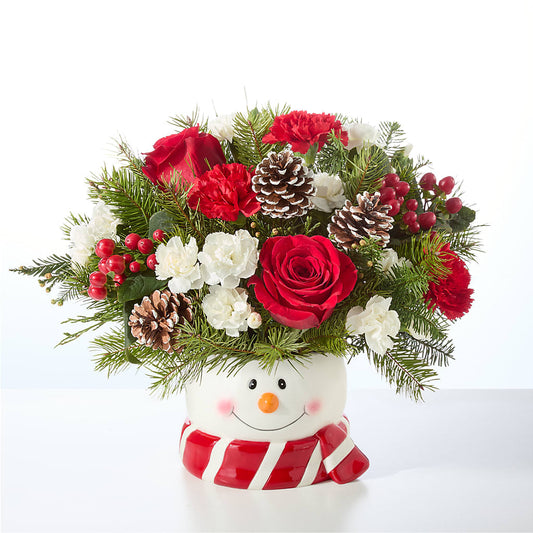 Jolly Snowman Bouquet – MC MAHON'S HOUSE OF FLOWERS INC, Kingston ON