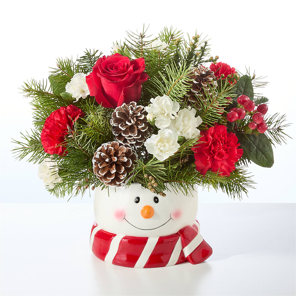 Jolly Snowman Bouquet – MC MAHON'S HOUSE OF FLOWERS INC, Kingston ON