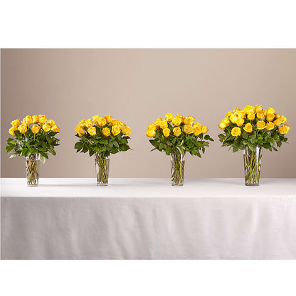 Long Stem Yellow Rose Bouquet – MC MAHON'S HOUSE OF FLOWERS INC, Kingston ON