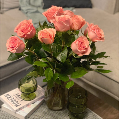 Long Stem Pink Rose Bouquet – MC MAHON'S HOUSE OF FLOWERS INC, Kingston ON