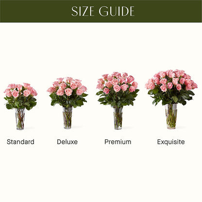 Long Stem Pink Rose Bouquet – MC MAHON'S HOUSE OF FLOWERS INC, Kingston ON