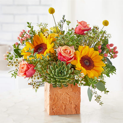 Sunflower Season Bouquet – MC MAHON'S HOUSE OF FLOWERS INC, Kingston ON