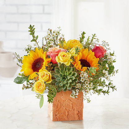 Sunflower Season Bouquet – MC MAHON'S HOUSE OF FLOWERS INC, Kingston ON
